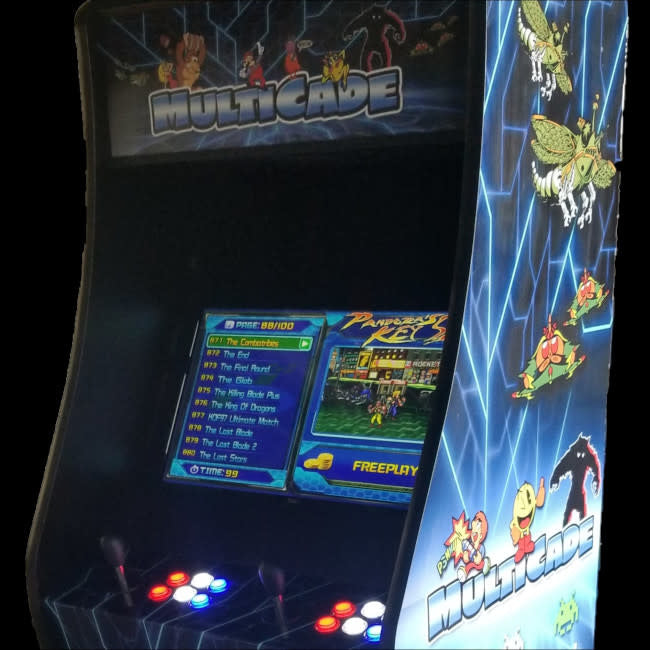 2 Player Upright Arcade with 24" Monitor 1300 games